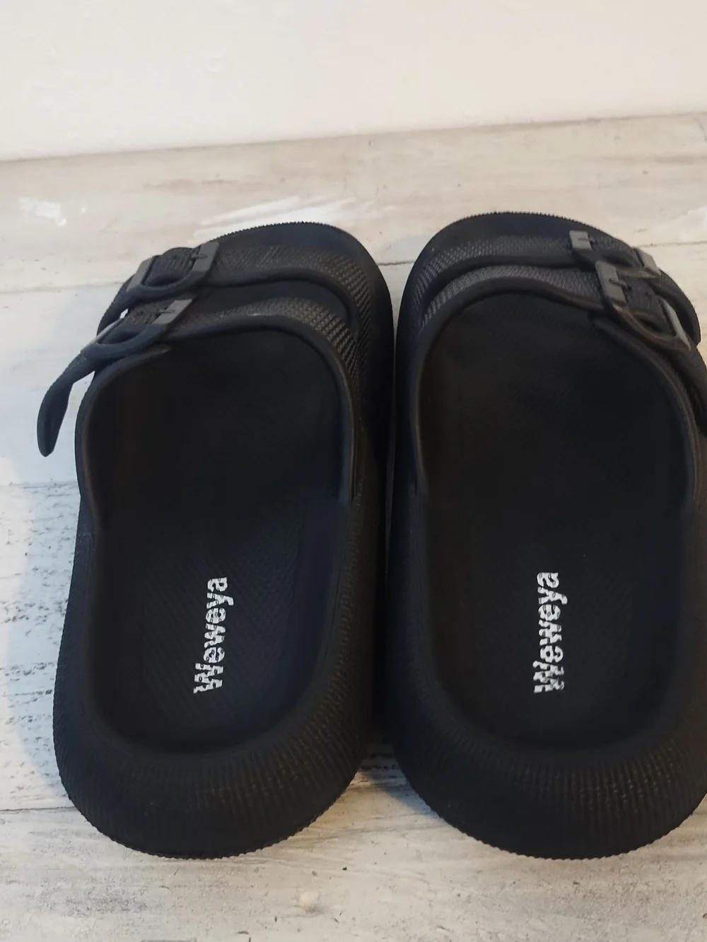 Weweya Cloud Sandals for  Men - Pillow Slippers - Double Buckle Adjusta size 9